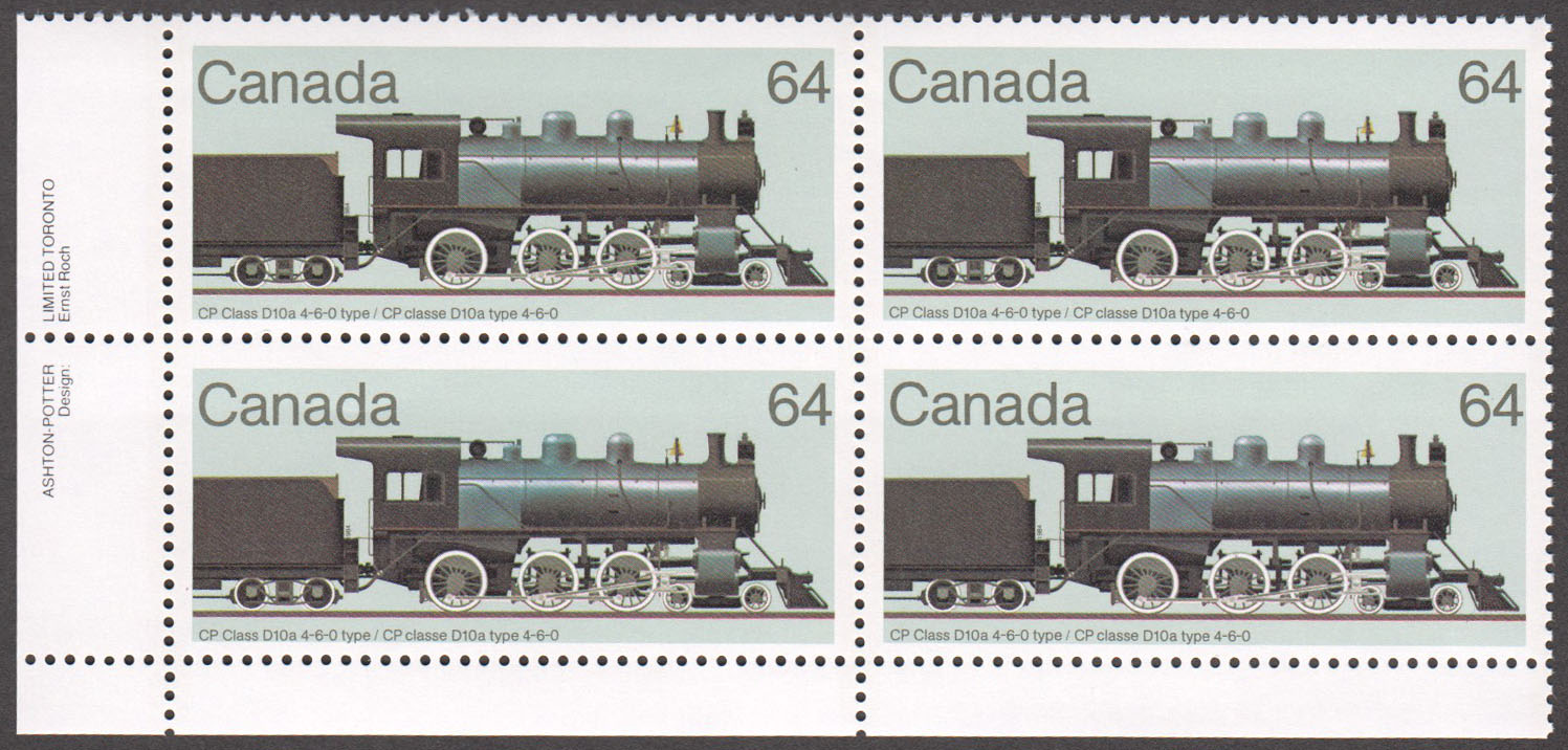 Canada Scott 1039 MNH PB LL (A7-5) - Click Image to Close